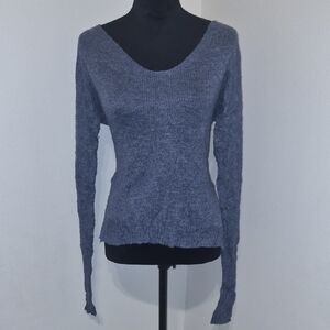 Hollister Blue Knit Sweater
